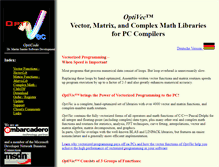 Tablet Screenshot of optivec.com